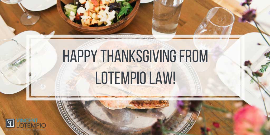 Happy Thanksgiving From LoTempio Law!
