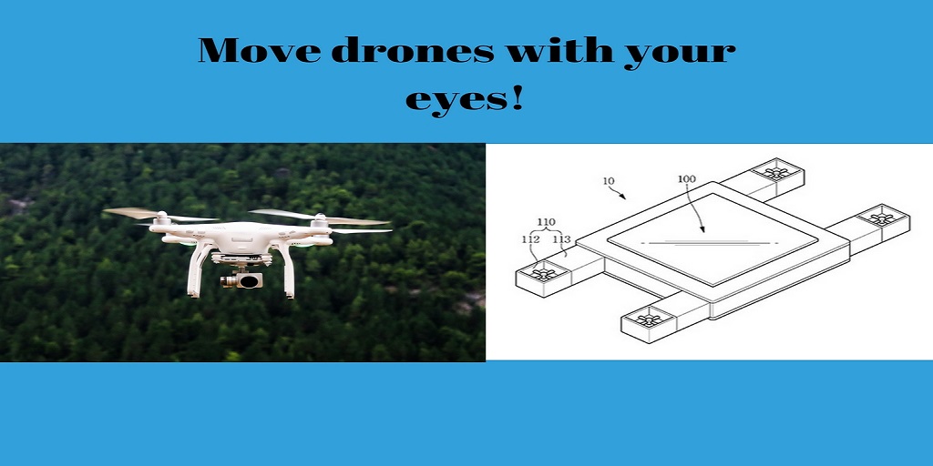 Move drones with your eyes!