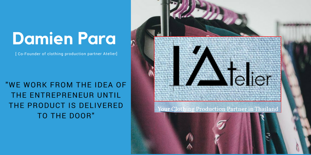 Interview with Damien Para Co-Founder of clothing manufacturer Atelier